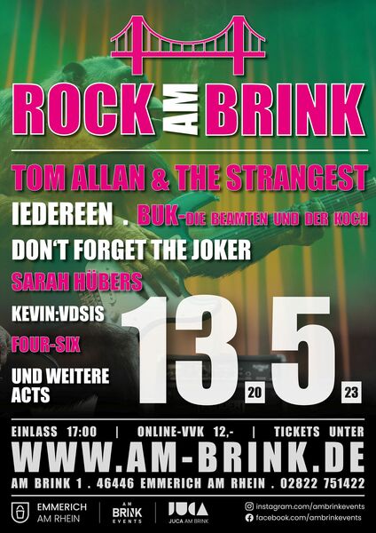 Plakat zur Veranstaltung Rock am Brink