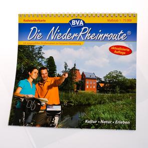 Fahrradkarte Niederrhein-Route