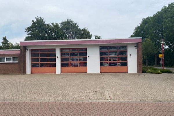 Foto des Feuerwehrgerätehauses in Vrasselt
