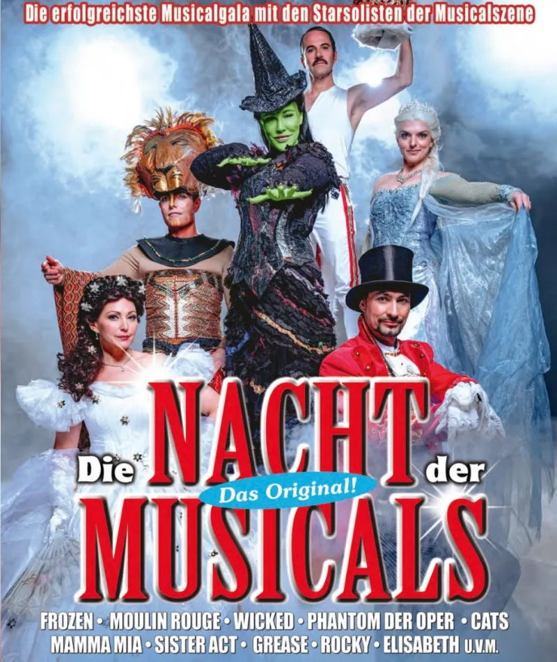 Plakat "Die Nacht der Musicals" Plakat "Die Nacht der Musicals"