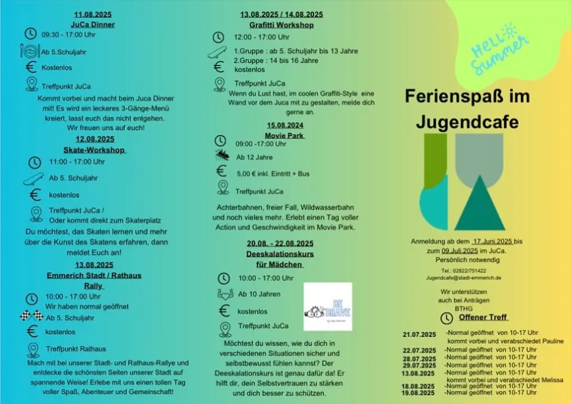 Ferienprogramm JuCa 2025