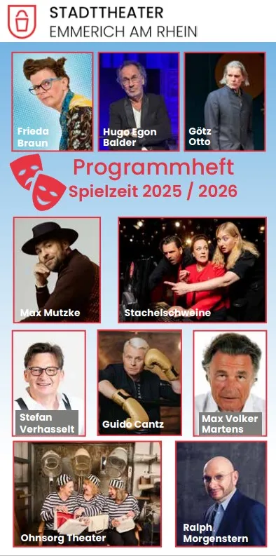 Deckblatt zum Programmheft Spielzeit 2025/2026 Deckblatt zum Programmheft Spielzeit 2025/2026